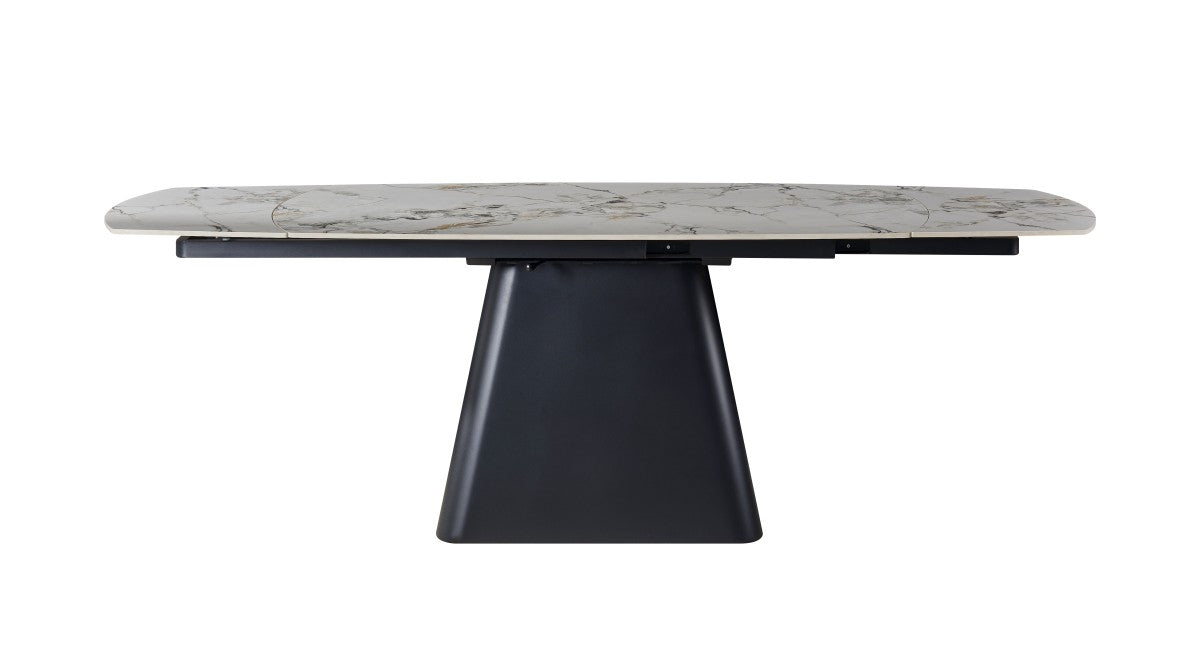 7-DINING SET - BLACK/CREAM
