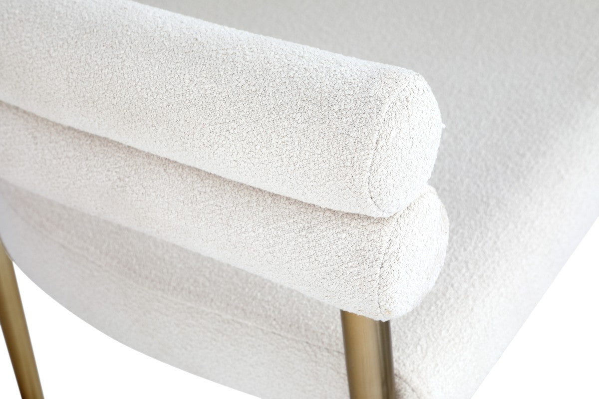 DINING CHAIR, SET OF 2, GREEN/GOLD